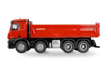 Preview: Amewi Mercedes-Benz Arocs Muldenkipper 8x4/4 4WD 1:18 RTR rot RC Spielzeug RC Auto