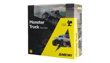 Preview: Amewi RC-Monstertruck Die Cast 1:64 RTR grau RC Fahrzeuge