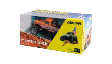 Preview: Amewi RC-Monstertruck Die Cast 1:64 RTR orange RC Fahrzeuge