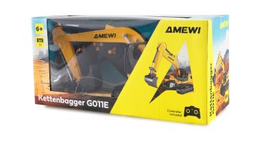 Preview: Amewi G011E Kettenbagger 9-Kanal 1:24 RTR RC Spielzeug RC Auto