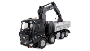 Amewi Mercedes-Benz Arocs Kranwagen mit Kipper 8x4/4 4WD 1:18 RTR RC Spielzeug RC Auto