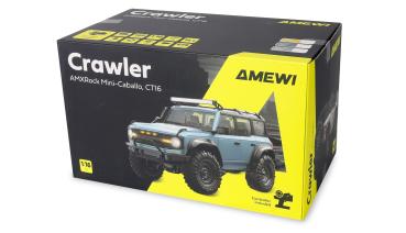 Amewi AMXRock Mini-Caballo Scale Crawler 4WD 1:16 RTR gelb RC Spielzeug RC Auto