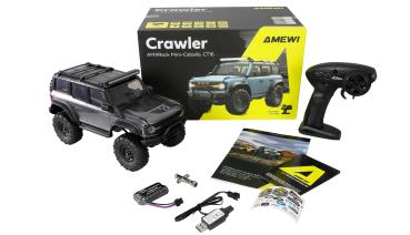 Preview: Amewi AMXRock Mini-Caballo Scale Crawler 4WD 1:16 RTR grau RC Spielzeug RC Auto