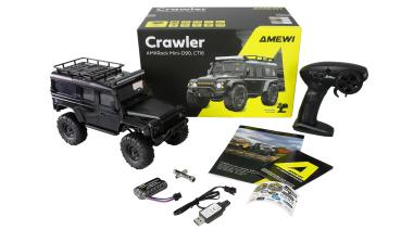 Preview: Amewi AMXRock Mini-D90 Scale Crawler 4WD 1:16 RTR schwarz RC Spielzeug RC Auto