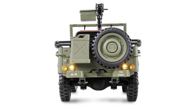 Preview: Amewi Jeep Willys MB Scale Crawler 4WD 1:14 RTR grün RC Spielzeug RC Auto