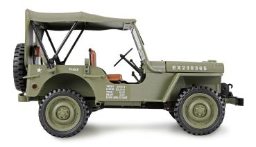Amewi Jeep Willys MB Scale Crawler 4WD 1:14 RTR grün RC Spielzeug RC Auto