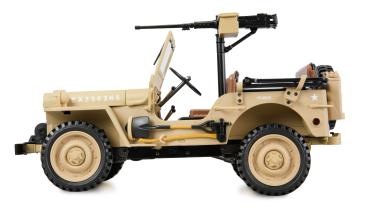 Amewi Jeep Willys MB Scale Crawler 4WD 1:14 RTR sand RC Spielzeug RC Auto