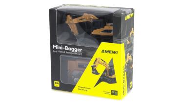 Preview: Amewi Mini-Bagger aus Metall proportional 8-Kanal 1:64 RTR RC Fahrzeuge