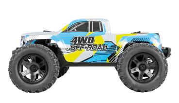 Preview: Amewi Hyper Go MTX18 2-in-1 Monstertruck/Truggy 1:18 RTR RC Spielzeug RC Auto