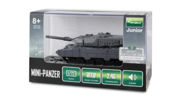 Preview: Amewi Leopard II Mini-Panzer mit IR-Battle-Funktion 1:72 RTR RC Militärfahrzeug