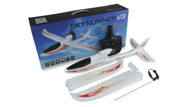 Preview: Amewi Skyrunner V3 Elektro-Segelflugzeug mit Gyro 750mm RTF RC Flugzeug RC Modell