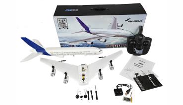 Preview: Amewi AM38 Passagierflugzeug 3-Kanal 510mm RTF RC Flugzeug RC Modell