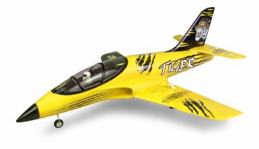 Amewi AMXFlight Tiger S Jet 55mm EDF PNP gelb RC Flugzeug RC Modell