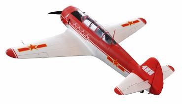 Preview: Amewi AMXFlight YAK-11 EPO 6S PNP rot/weiß RC Flugzeug RC Modell Militär