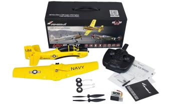 Preview: Amewi AMXFlight T28 Trojan 4-Kanal 3D/6G RTF RC Flugzeug RC Modell Militär