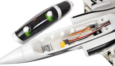 Preview: Amewi AMXFlight Viper Hpat Jet V2 EPO PNP weiß/schwarz RC Flugzeug RC Modell