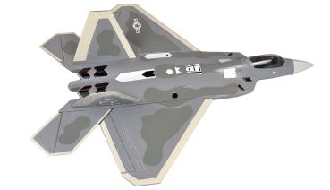 Preview: Amewi AMXFlight F-22 Raptor Jet EPO PNP grau RC Flugzeug RC Modell