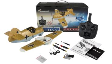 Preview: Amewi AMXFlight Cartoon BF-109 4-Kanal 3D/6G RTF RC Flugzeug RC Modell Militär