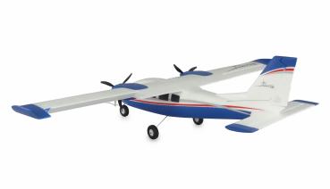 Preview: Amewi AMXPlanes P68 Hochdecker 850mm PNP blau RC Flugzeug RC Modell
