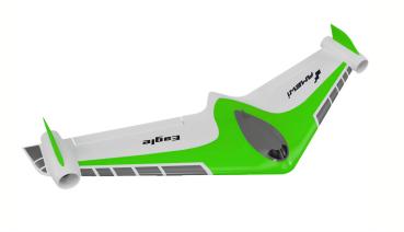 Amewi Eagle Twin V2 40mm EDF Nurflügler PNP grün RC Flugzeug RC Modell