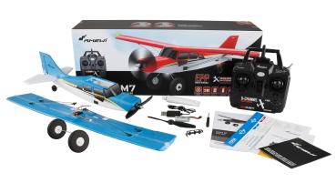 Preview: Amewi Maule M7 brushless 510mm 4-Kanal 3D/6G RTF blau RC Flugzeug RC Modell