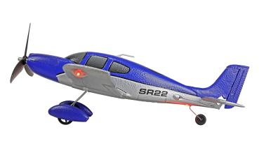 Preview: Amewi Cirrus SR22 brushless 520mm 4-Kanal 3D/6G RTF blau RC Flugzeug