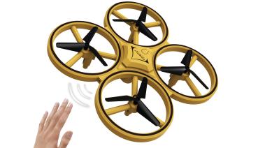 Preview: Amewi GC UFO mit Gestensteuerung RTF gelb RC Drohne Multikopter