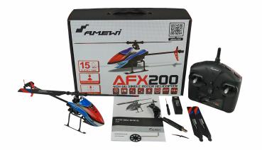 Preview: Amewi AFX200 Single-Rotor-Helikopter 4-Kanal 6G RTF RC Hubschrauber RC Modell