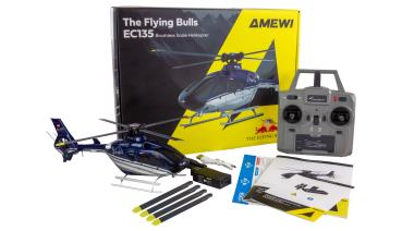 Preview: Amewi The Flying Bulls EC135 Helikopter Brushless 6-Kanal 6G RTF RC Hubschrauber