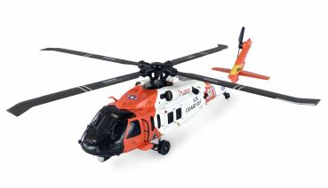 Amewi UH60 Black Hawk Coastguard Helikopter 6G/3D GPS RTF RC Hubschrauber Modell
