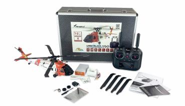 Preview: Amewi UH60 Black Hawk Coastguard Helikopter 6G/3D GPS RTF RC Hubschrauber Modell
