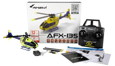Preview: Amewi AFX-135 Alpine Air Ambulance Helikopter 4-Kanal 6G RTF RC Hubschrauber