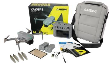 Preview: Amewi AMXFlight X4KGPS Brushless-Drohne mit 3D-Gimbal & 4K Kamera inkl. 2 Akkus