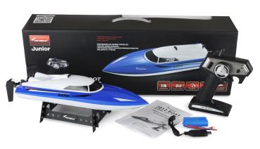 Preview: Amewi Speedboot 7012 Mono 460mm 25km/h RTR blau RC Boot RC Modell