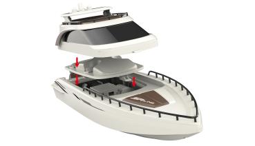 Amewi Rising Sun Cruise Yacht 380mm RTR RC Boot RC Modell