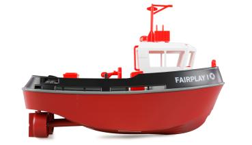 Preview: Amewi Fairplay I Schlepper Boot 1:72 RTR schwarz RC Boot RC Modell