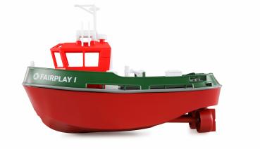 Preview: Amewi Fairplay I Schlepper Boot 1:72 RTR grün RC Boot RC Modell