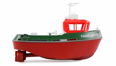 Preview: Amewi Fairplay I Schlepper Boot 1:72 RTR grün RC Boot RC Modell