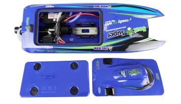 Amewi Blue Arrow Katamaran brushless Jetantrieb 400mm RTR RC Boot RC Modell
