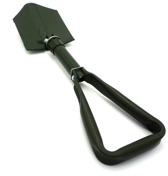 Preview: Klappspaten BW Spaten mit Tasche Bundeswehr Schaufel 3-teilig