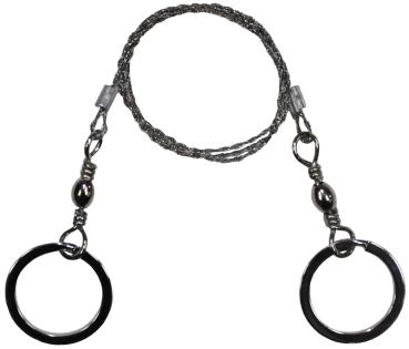 Preview: Outdoor Drahtsäge Extra Stabil 8-fach Spezialdraht Handsäge 60cm Survival Camp