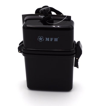 MFH Box wasserdicht Kiste Kunststoffbox Urlaub 12 x 9,5 x 3,5 cm