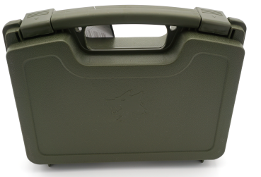 Preview: Waffenkoffer Kunststoff abschließbar gepolstert Pistolenkoffer Jagd Box Outdoor