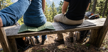 Thermokissen faltbar Sitzunterlage Outdoor Sitzkissen Stadion Wandern Maße 39x30