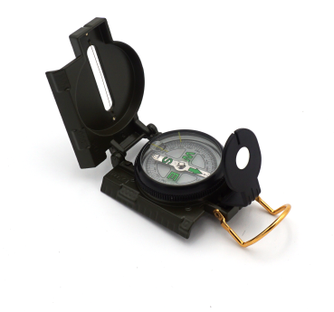 Preview: Kompass US Typ Notfall Outdoor Armee BW Survival Metallkompass