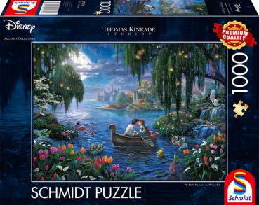 Preview: Schmidt Spiele Thomas Kinkade - The little Mermaid and Prince Eric - Puzzle 1000 Teile