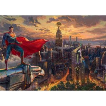 Preview: Schmidt Spiele Superman, Protector of Metropolis - Puzzle 1000 Teile - Thomas Kinkade Collection
