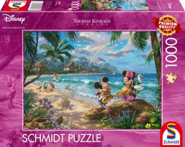 Preview: Schmidt Spiele Disney - Mickey & Minnie in Hawaii, 1000 Teile - Puzzle