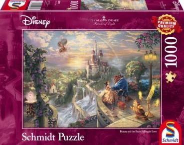 Preview: Schmidt Spiele Disney - Beauty and the Beast, 1000 Teile - Puzzle