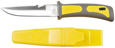Outdoor Tauchermesser 3Cr13 Stahl Wellenschliff Gurtschneider Beinmesser Arm